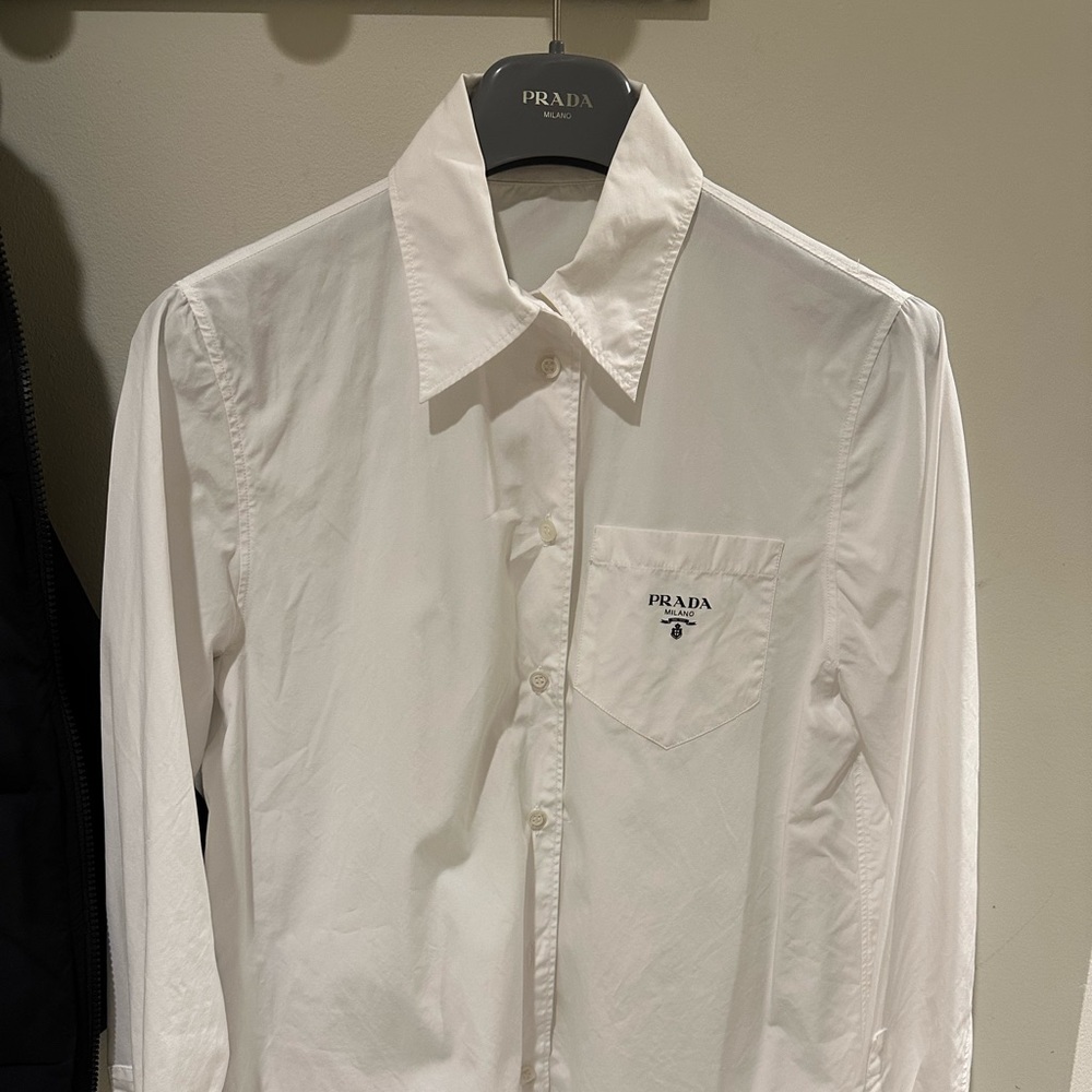 Prada white shirt